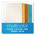 Binders | Cardinal 84007 8.5 x 11 Poly Ring Binder Pockets - Assorted Colors (5/Pack) image number 6