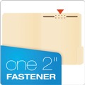 File Folders | Pendaflex FM210 1/3-Cut Tabs 1 Fastener Letter Size Fastener Folders - Manila Exterior (50/Box) image number 1