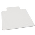 Office Chair Mats | ES Robbins 120023 36 x 48 EverLife Light Use Rectangular Chair Mat with Lip for Flat to Low Pile Carpet - Clear image number 0