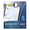Sheet Protectors | Avery 74131 Letter Size Super Heavy Gauge Top-Load Poly Sheet Protectors - Nonglare Clear (50/Box) image number 0