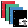 Notebooks & Pads | Mead 05222 (80) 10.5 in. x 8 in. Sheets 1-Subject Wide/Legal Rule Wireless Neatbook Notebook - Randomly Assorted Cover Color image number 0