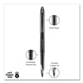 Pens | uni-ball 1927631 AIR Medium 0.7 mm Porous Rollerball Pen - Black Ink/Barrel (1-Dozen) image number 10
