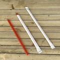 Cutlery | Boardwalk BWKGSTW775RD 7.75 in. Wrapped Giant Polypropylene Straws - Red (7200/Carton) image number 4