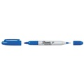 Permanent Markers | Sharpie 32003 Extra-Fine/Fine Bullet Tip Permanent Marker - Blue (1-Dozen) image number 5