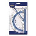 Office & Office Supplies | Maped Helix 60009 6 in. Ruler Edge/10 cm. Ruler Edge 180 Degree Plastic Shatter Resistant Swing Arm Protractor - Random Assorted Color image number 0
