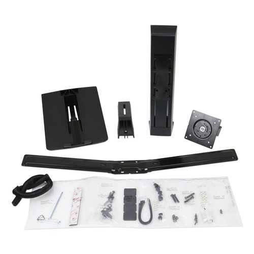 Monitor Stands | WorkFit by Ergotron 97933085 30 Degree Tilt Supports 16 lbs. Monitor Riser For 24 in. Monitors - Black image number 0