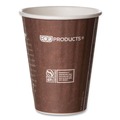  | Eco-Products EP-BNHC8-WD 8 oz. World Art Renewable and Compostable Insulated PLA Hot Cups (800/Carton) image number 1
