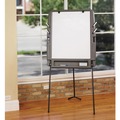 Easels | Iceberg 30227 35 in. x 30 in. Ingenuity Portable Flipchart Easel with Dry Erase Surface - White Surface/Charcoal Gray Frame image number 3