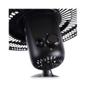 Alera | Alera ALEFANP16B 120V 0.37 Amp 3-Speed 16 in. Pedestal Stand Fan - Black image number 1