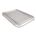 Food Trays, Containers, and Lids | Handi-Foil HFA 205000 12.88 in. x 20.81 in. 40 Gauge Steam Pan Foil Lids for Full-Size Pan (50/Carton) image number 3