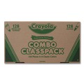 Arts & Crafts Supplies | Crayola 523349 Crayons and Markers Combo Classpack - 8 Colors (256/Set) image number 0