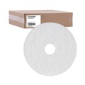 Just Launched | Boardwalk BWK4016WHI 16 in. Diameter Polishing Floor Pads - White (5/Carton) image number 1