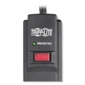Surge Protectors | Tripp Lite TLP606USBB Protect It! 6 ft. Cord 6 AC Outlets/2 USB Ports 990 J Surge Protector - Black image number 5