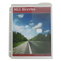 Sheet Protectors | C-Line 57537 9.25 in. x 11.5 in. Poly Binder Pockets - Clear (5/Pack) image number 2