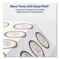 Labels | Avery 22876 2 in. Diameter Round Labels - White with Gold Border (120/Pack) image number 2