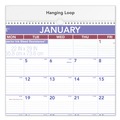 Back to School Sale | AT-A-GLANCE PM9-28 12 Month: Jan 2026 to Dec 2026 22 in. x 29 in. 2-Month Wall Calendar - White/Blue/Red Sheets image number 1