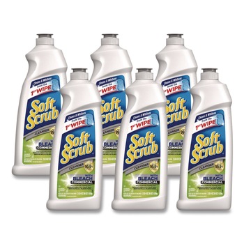 PRODUCTS | Soft Scrub 15519 63 oz. Bottle Commercial Disinfectant Cleanser with Bleach (6/Carton)