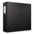 Binders | Universal UNV20791 Deluxe 3 in. Capacity Non-View D-Ring Binder with Label Holder - Black image number 1