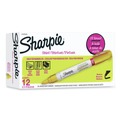Permanent Markers | Sharpie 2107619 Medium Bullet Tip Permanent Paint Marker - Yellow (1 Dozen) image number 1