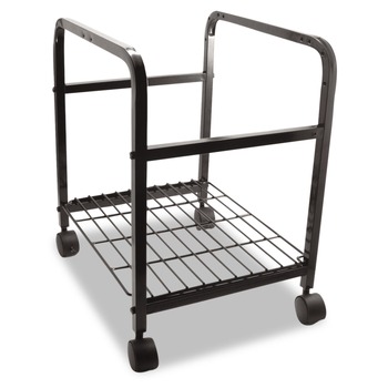JUST LAUNCHED | Advantus FS-2BHD 17.13 in. x 14.25 in. x 20 in. 1 Shelf Heavy-Duty Metal File Shuttle - Black