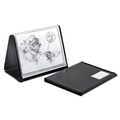 Hook & Loop Fasteners | Cardinal 52132 ShowFile Horizontal Display Easel with 20 Letter-Size Sleeves - Black image number 2