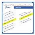 Tapes | Brother P-Touch TZEFX231 0.47 in. x 26.2 ft. Flexible ID Tape - Black on White image number 4