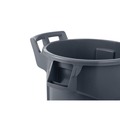 Trash & Waste Bins | Rubbermaid Commercial 2131929 BRUTE 44 gal Plastic Vented Wheeled Container - Gray image number 2