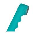 Arts & Crafts Supplies | Carson-Dellosa 108471 2.25 in. x 65 ft. Rolled Scalloped Borders - Teal image number 3