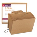 Just Launched | Smead 70168 1/15-Cut Tab 1 to 31 Indexed Expanding Files with Elastic Cord Closure - Letter, Kraft image number 0