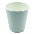 Cups and Lids | Boardwalk BWKDW10HCUPPK 10 oz Double-Walled Paper Hot Cups - White (25/Pack) image number 2