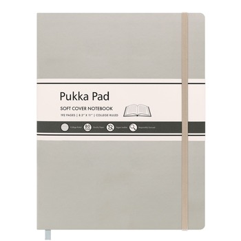 PRODUCTS | PUKKA PAD 9943SIG 96-Sheets 11 in. x 8.5 in. College Rule Soft Cover Notebook - Pebble Cover