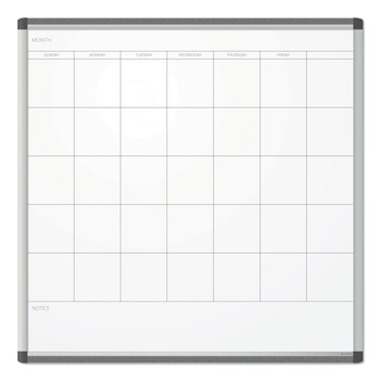 OFFICE AND OFFICE SUPPLIES | U Brands 2902U00-01 PINIT 35 x 35 Magnetic Dry Erase Undated One Month Calendar - White