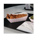 Just Launched | Boardwalk BWK30LAG500 5 lbs. Capacity Paper Food Baskets - Red/White (500/Carton) image number 8