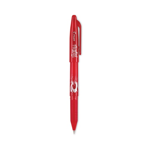 Pens | Pilot 31552 0.7 mm Fine FriXion Ball Erasable Stick Gel Pen - Red Ink, Red Barrel (1-Dozen) image number 0