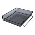 Back to School Sale | Universal UNV20004 Deluxe Mesh Stackable Front Load Tray - Letter Size Files, Black image number 0
