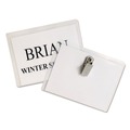 Labels | C-Line 95543 4 in. x 3 in. Top Load Name Badge Kits - Clear (50/Box) image number 1