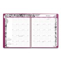 Notebooks & Pads | AT-A-GLANCE 589-905 12-Month (Jan-Dec): 2026 11 in. x 8.5 in. Floral Artwork Floradoodle Weekly/Monthly Professional Planner - Black/White Cover image number 3