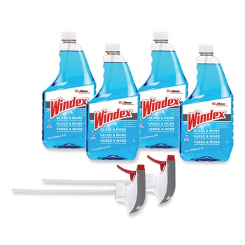 PRODUCTS | Windex 327171 32 oz. Spray Bottle Original Glass Cleaner - Fresh Scent (4/Carton)