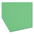 File Folders | Smead 17140 0.75 in. Expansion 2 Fasteners Legal Size Top Tab Colored Fastener Folders - Green Exterior (50/Box) image number 3