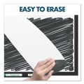 White Boards | Quartet 2547B 72 in. x 48 in. Classic Series Porcelain Magnetic Dry Erase Board - White Surface, Black Aluminum Frame image number 6