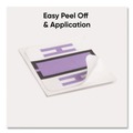 Labels | Smead 67078 1 in. x 1.25 in. H Color-Coded End Tab Filing Labels - White (500/Roll) image number 3