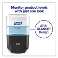 Soap Dispensers | PURELL 5034-01 ES4 4.88 in. x 8.8 in. x 11.38 in. 1,200 mL Push-Style Soap Dispenser - Graphite (1/Carton) image number 3