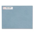 Copy & Printer Paper | Avery 05167 0.5 in. x 1.75 in. Easy Peel Address Labels with Sure Feed Technology for Laser Printers - White (80/Sheet, 100 Sheets/Box) image number 3