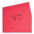 File Folders | Smead 64043 1/3-Cut Tabs Letter Size TUFF Hanging Folders with Easy Slide Tab - Red (18/Box) image number 2