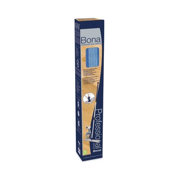  | Bona WM710013399 18 in. Wide Microfiber Head 72 in. Aluminum Handle Hardwood Floor Care Kit - Silver/Blue Handle