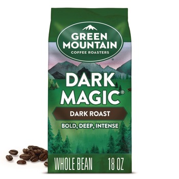 Green Mountain Coffee 5000379134 18 oz Bag Whole Bean Coffee - Dark Magic