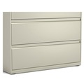 Office Filing Cabinets & Shelves | Alera 25504 42 in. x 18.63 in. x 40.25 in. 3 Legal/Letter/A4/A5 Size Lateral File Drawers - Putty image number 3