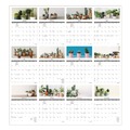 Bulletin Boards | Blueline C173121 12-Month (Jan to Dec): 2026 12 in. x 17 in. Minimalistic Artwork Wall Calendar - White/Multicolor Sheets image number 5
