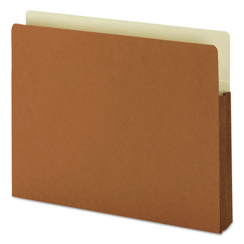 Smead 73254 1.75 in. Expansion Drop-Front File Pockets with Fully Lined Gussetts - Letter Size/Redrope (25/Box)