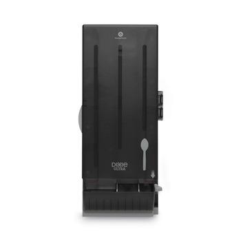 KITCHEN | Dixie SSSD120 SmartStock 10 in. x 8.75 in. x 24.75 in. Utensil Spoon Dispenser - Translucent Black (1/Carton)